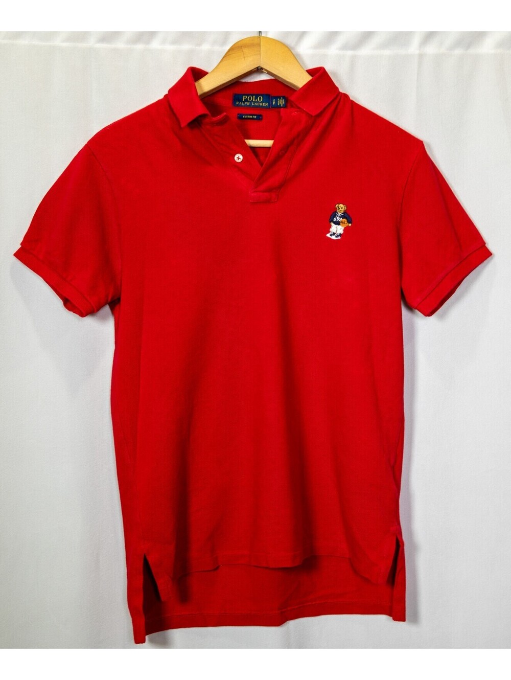 Polo Ralph Lauren Polo Bear Custom Fit Cotton Polo Shirt - Men's S
